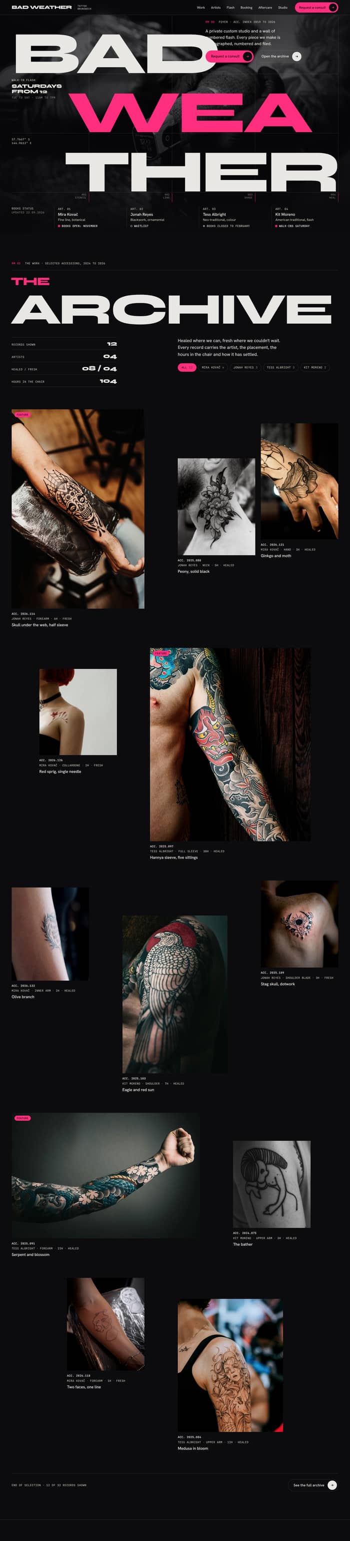 Bad Weather Tattoo